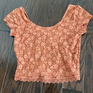 GARAGE size XS lace crop top